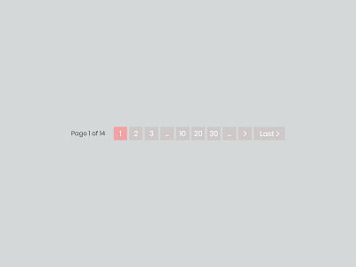 Pagination 085 adobe xd button daily ui dailyui design minimal minimalist numbers page ui web xd