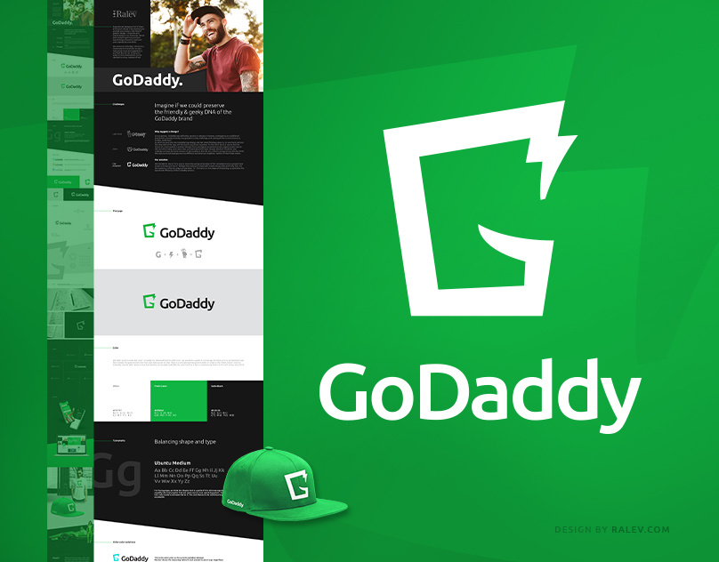GoDaddy Logo Redesign Concept by ralev on Dribbble