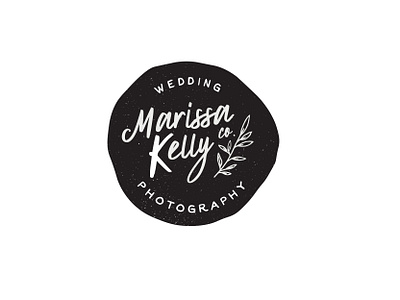 Photography Logo black white boho branding floral illustration logo photography