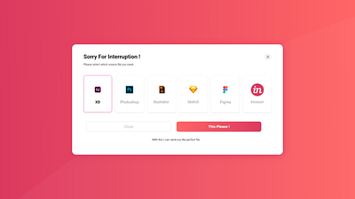 Daily UI 02 - Survey UI Design animation design ildesign illustration popup servey ui survey typography ui ux
