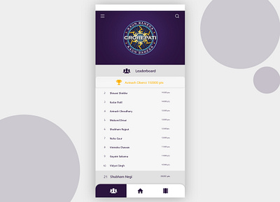 Leaderboard 019 dailyui design ui xd