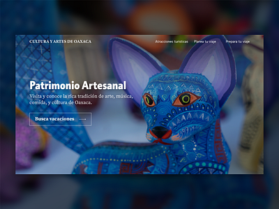 Oaxaca Arts and Culture art artwork culture español mexico oaxaca spanish tradition typography ui ux