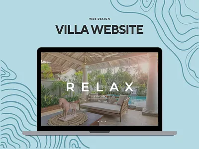 VILLA WEBSITE framer hotel website minimal website ui web design web ui web ux website wix