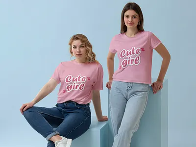 Girls t-shirt design aesthetic girl graphic tee branding cute cutedesign cutet shirtdesign cutetext cutetextdesign design girlshirt girlst shirt graphic design kawaii t shirt design logo motion graphics pink pinkshirt pinkt shirt t shirt t shirtdesign ui