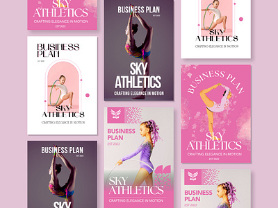 Cover Design for Gymnastics Magazine branding design graphic design illustration vector