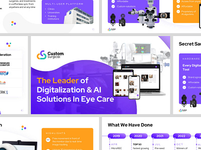 Medical Pitch Deck Design data visualization doctor pitch healthcare investor pitch investor presentation medical medical app medical pitch deck medical presentation medical tech medical template pitch deck pitch deck design presentation design rostu slide deck slides startup pitch startup pitch deck