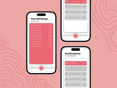 BELL APP UI UX app design app ui ux apps design figma design minimal app design ui