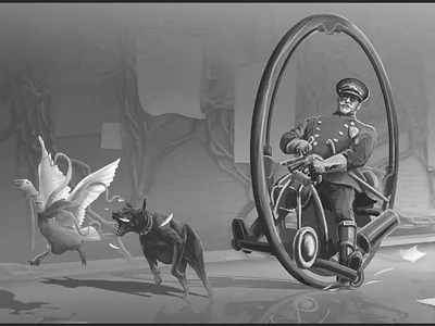 Patrol art beasts character character design characters concept art creature fantasy illustration keyframe retro virus