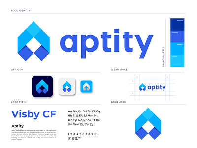aptity branding a logo abstract app app icon brand identity branding branding agency branding design business identity letter logo logo design logo designer logo mark logodesign mobile smartsheet smartsheet symbol technology vector