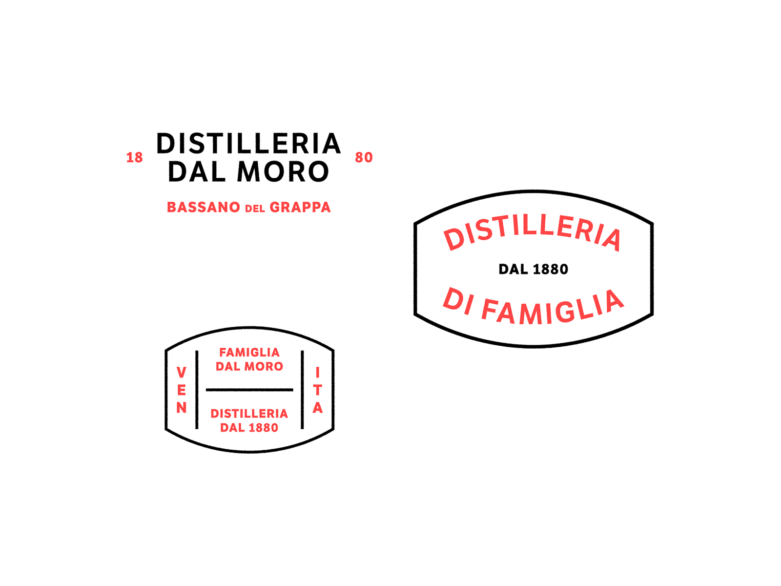 DM Distllery - WIP badge badges brand identity branding design distillery lock up lockup wine winery