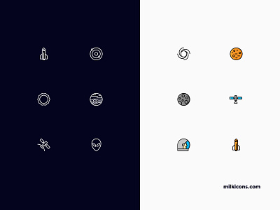 Milk Icons app appicons design flat icons graphicdesign icon icon design icon set icons illustrator interface icons milk icons ui uidesign uidesigner uiux uxdesign webdesign webicons