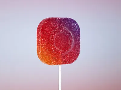 Instagram Candy 3d 3d artist branding c4d cinema4d instagram logo octane otoy