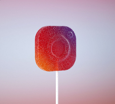 Instagram Candy 3d 3d artist branding c4d cinema4d instagram logo octane otoy