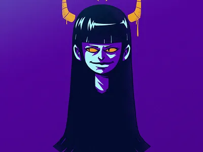 Evil Girl #1 cartoon creative demon design draw evil girl illustration photoshop woman