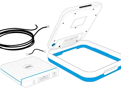 Satbridge - satellite communications illustration