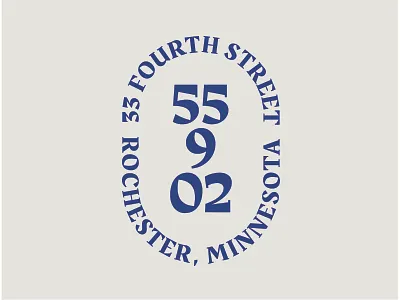 Address Badge address branding design typography