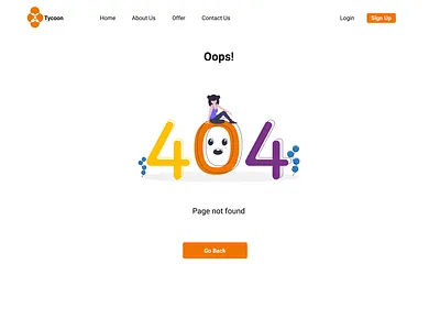 Error 404 page