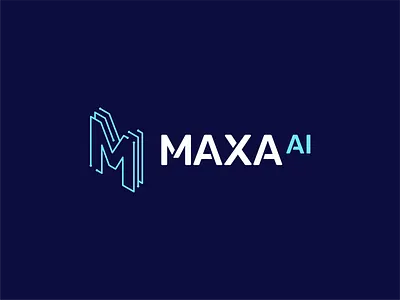 Maxa Logomark + Logotype brand branding case study concept design flat graphic grid icon identity illustration logo logomark logotype maxa typgraphy