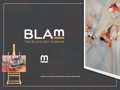The Black Art Museum (Logo) 2020 artists atr black branding creative design exhibition expositions logo modern museum new jersey pictures russia showing the usa