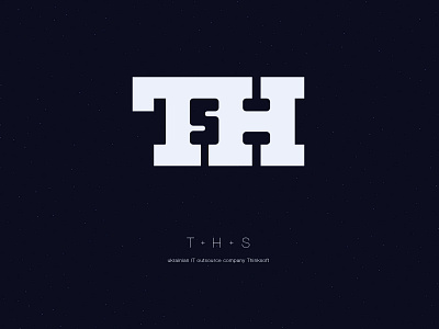 Thinksoft art direction brand branding design flat it lihovoy logo logo design logotype minimal ukraine