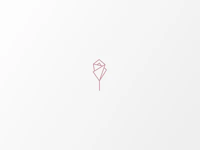 Daily Logo #12 | Origami Rose branding design icon illustration illustrator logo vector