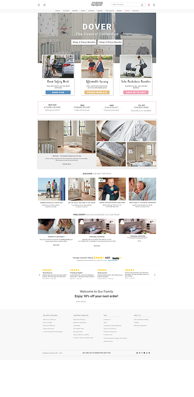 Homepage Concept design development digital ui ux web