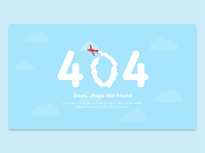 Daily UI 08 | 404 Page 404page dailyui dailyui 008 dailyuichallenge design designinspiration dribbble error 404 graphicdesign graphicdesigner ui uidesign