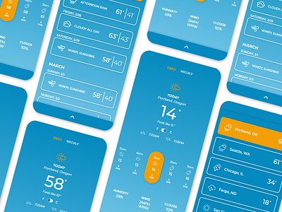 Weather App app app design graphic design mobile app mobile design ui design ux design web design