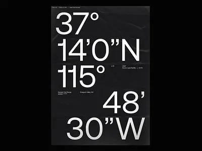 001 — A51 layout minimal poster typographic typography