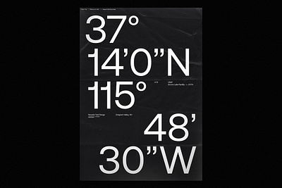 001 — A51 layout minimal poster typographic typography