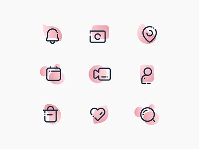 Icon Design adobe illustrator design icon icon design icon set iconography icons ui ux