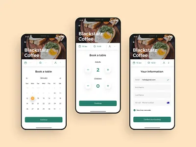 Restaurants booking app UI design adobe xd app design app designer app screens booking app figma food app mobile mobile app mobile app ui design restaurants app sketchapp ui ui design ui kit ui ux design 应用 应用界面 设计