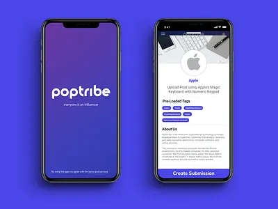 Influencer App ReDesign Proposal adobe illustrator aplication app app design apple design graphic design iphone xs max iphone xs mockup logo photoshop typography ui ux