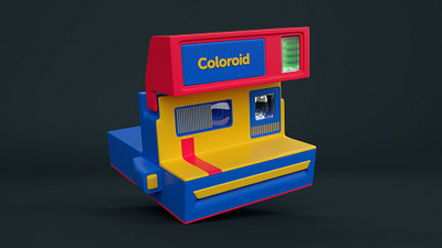 Coloroid 3d 3dprint art art direction c4d character cienema 4d graphic design model3d octanerender polaroid