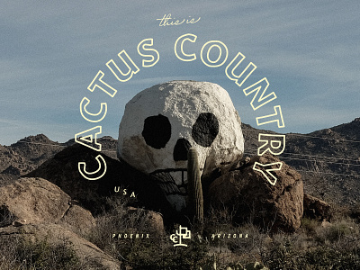 Coming 2021 arizona branding cactu cactus cactus country desert design illustration landingpage phoenix skull skull rock