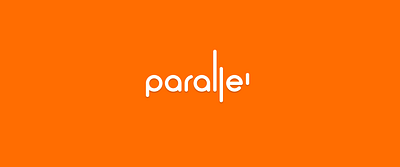 Parallel branding design font fresh fresh colors logo minimal minimalism modern orange rounded soft typography vector