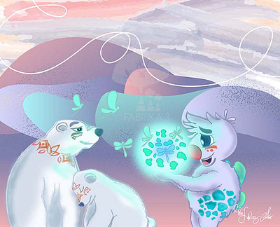 Polar Magic cartoon character cartooning digital art illustration art illustration design