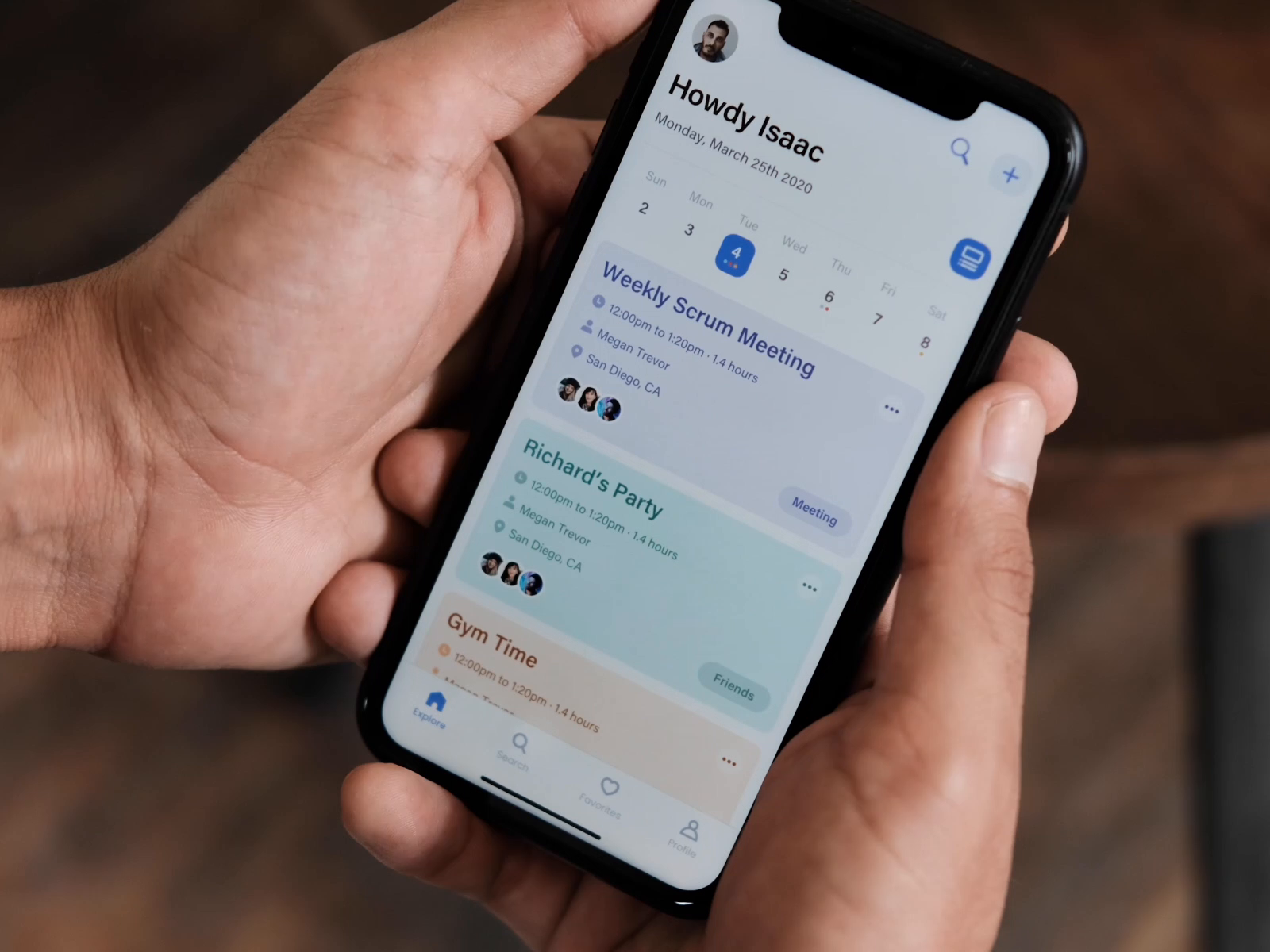 Example of Mobile App Design
