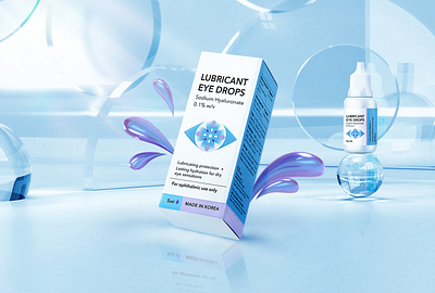 Eye Drops Packaging | 包 装 设 计 clinical eye drops medicine packaging design