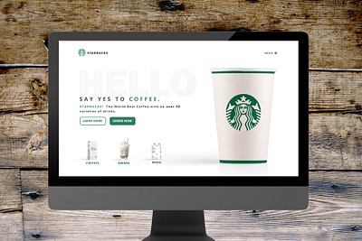 Starbucks -Header Redesign adobe illustration branding cafe cafeteria coffee coffee bean coffeeshop design developement logo photoshop starbucks vector web design website wordpress