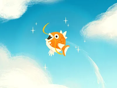 magikarp! character design illustraion pokemon