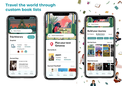 Mobile App: Trip Shelf design mobile app product design ui ux