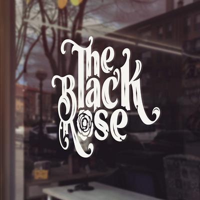 Logo design for The Black Rose branding design logo design logo design branding logo designs