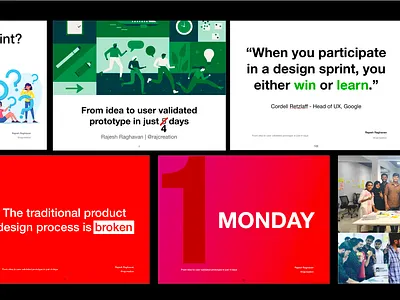 Design Sprint Webinar Slide Deck branding design designsprint facilitator presentation presentation design product design user experience