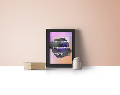 Stretch Typography Poster poster poster art typography poster