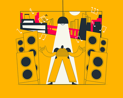 man and music illustration adobe adobe illustrator art character character design design dsigner flat flat design graphic graphic design graphic designer graphics illustration illustrations illustrator man vector vector illustration vectors