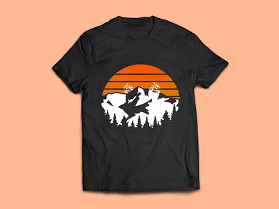 t shirt Design for Mountain bike Apparel adobe photoshop brand design branding clean design graphic design illustration product design simple t shirt design vector