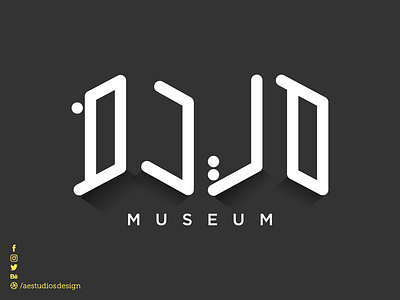 Museum Typography aes arabic arabic logo arabic type arabic typo arabic typography art branding logo museum museum of art typo typogaphy typography