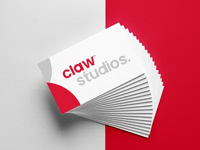 claw studios - OFFICIAL LOGO brand identity graphic design graphicart icon illustration illustrator logo logo design minimalistic ui