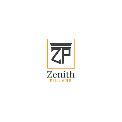 Brand identity design for Zenith Pillars brandidentity logo design typogaphy